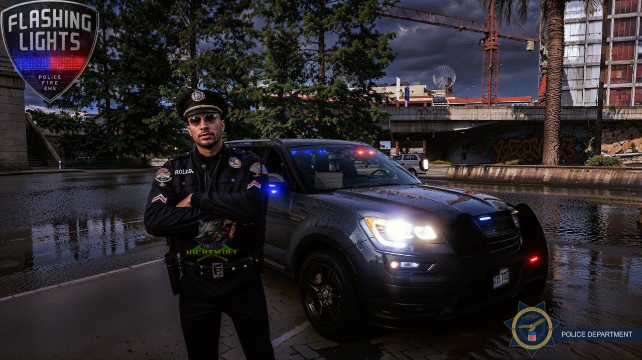 БУДНИ КОПА НОВАЯ СМЕНА! ЭТО РЕАЛЬНО КРУТО! (FLASHING LIGHTS) смотреть онлайн