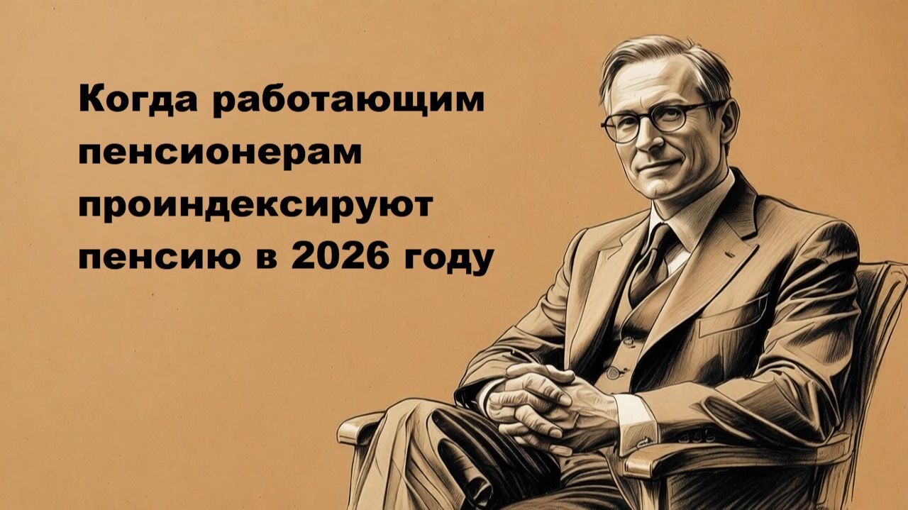 Когда работающим пенсионерам проиндексируют пенсию в 2026 году смотреть онлайн