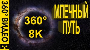 Млечный путь. Столкновение с галактикой Андромеды. 360 видео