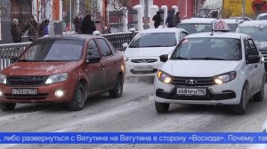 Сегодня продолжаем изучать нюансы проезда в самом центре города – на площади Победы