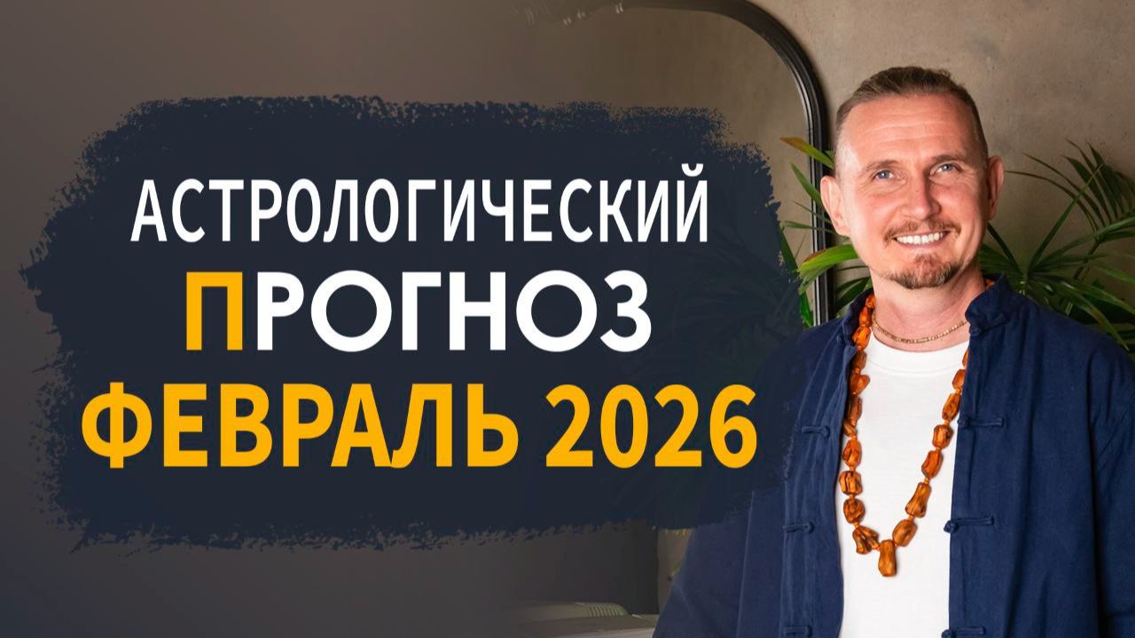 АСТРОЛОГИЧЕСКИЙ ПРОГНОЗ на февраль 2026 | Дмитрий Пономарев смотреть онлайн