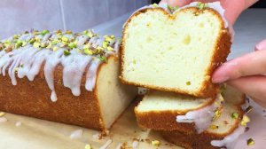 Лучший рецепт лимонного кекса. Нежный и совсем не крошится.