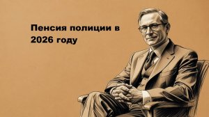 Пенсия полиции в 2026 году