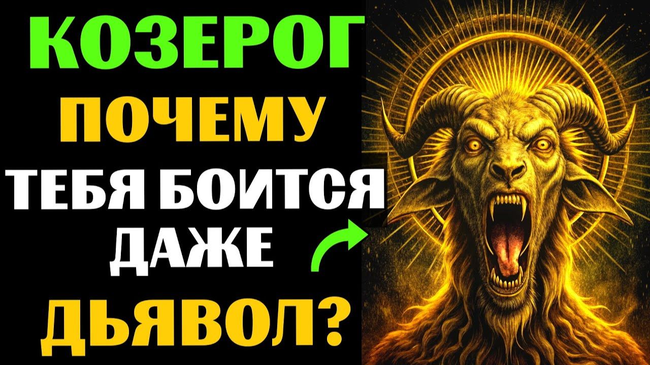 🔴25 причин, ПОЧЕМУ даже ТЁМНЫЕ СИЛЫ боятся КОЗЕРОГА. 👀Вы ЭТО замечали❓ смотреть онлайн