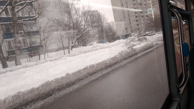 поездка на автобусе ЛиАЗ 6213 борт 191121, по маршруту 687 смотреть онлайн