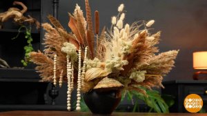 Композиция из сухоцветов: всякое лыко - в вазу! Доброе утро. Фрагмент выпуска от 23.01.2026