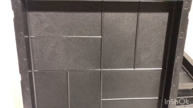 Пластиковая форма для изготовления плитки Квадрат кирпич 30х30 смотреть онлайн