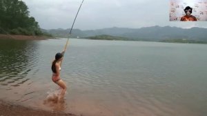 #Рыбалка. Девушка покоряет водоём