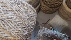 Обзор бюджетной пряжи. Готовая работа.