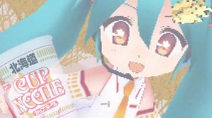 Cup Noodle x Miku Hatsune M@GICAL☆CURE! LOVE SHOT! (Commercial Nissin)