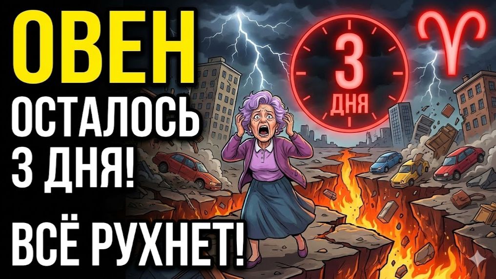 🔴🐏ОВЕН, ЗАПОМНИТЕ ЭТУ ДАТУ! 😨ЧЕРЕЗ 3 ДНЯ ВАША ЖИЗНЬ РАСКОЛЕТСЯ НА "ДО" И "ПОСЛЕ"❗ смотреть онлайн