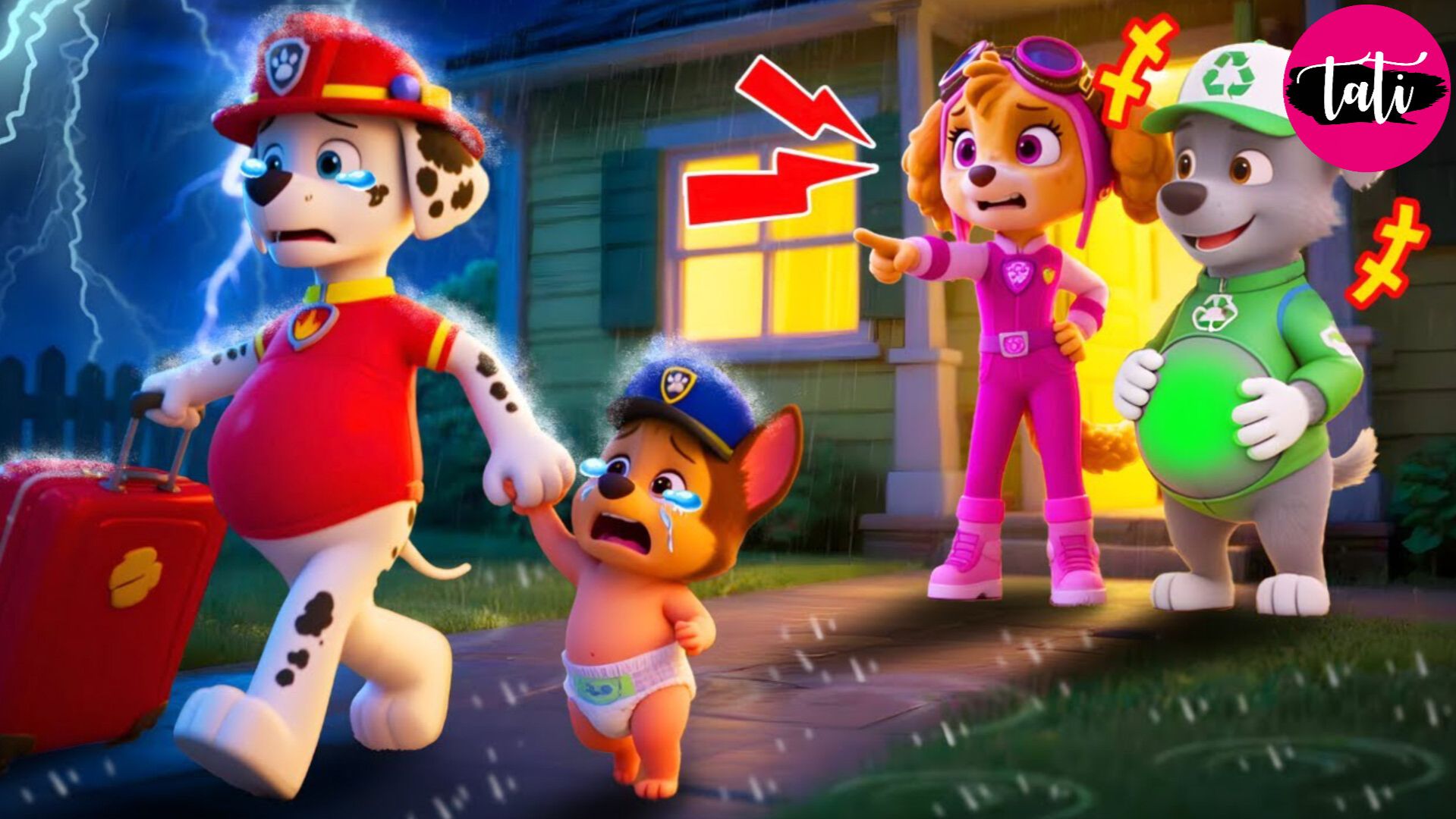 Щенячий патруль и Маршалл. Залипательное видео. Мультфильм для детей и малышей. Анимация 111 смотреть онлайн