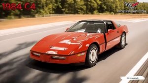 Chevrolet Corvette (1953–2025) История трансформации автомобиля