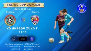 Фортуна-Ладога/VIKING CUP, Игра №8, 25-01-2026 11:15