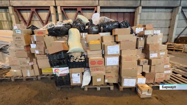 Очередной гуманитарный груз для российских военнослужащих отправили из Барнаула в зону СВО смотреть онлайн