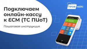 Инструкция как подключить онлайн-кассу к ТС ПИоТ (ЕСМ)