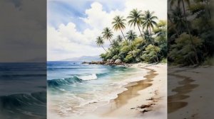 Жывые релакс картины от ИИ.