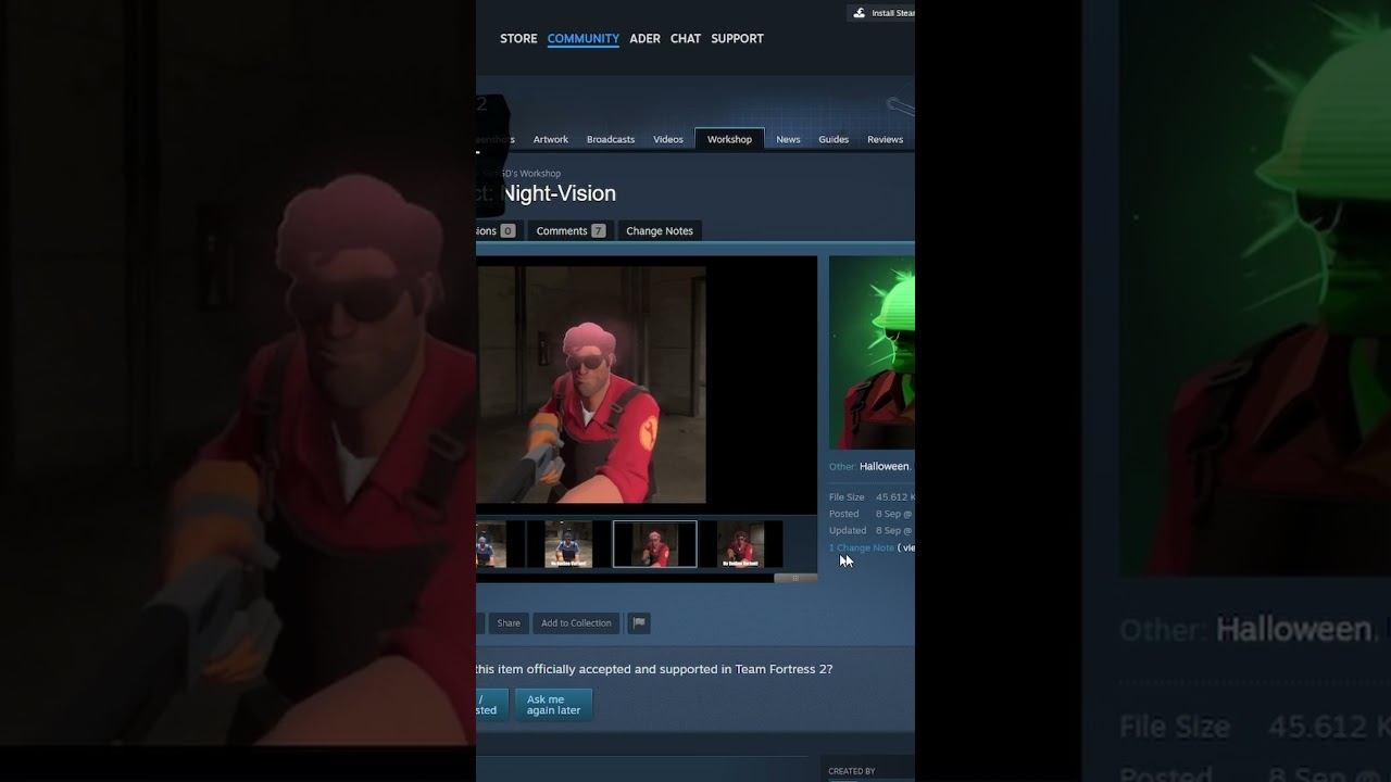 Интересные АНЬЮЖ эффекты #shorts #teamfortress2 #tf2 #ader #тф2 смотреть онлайн