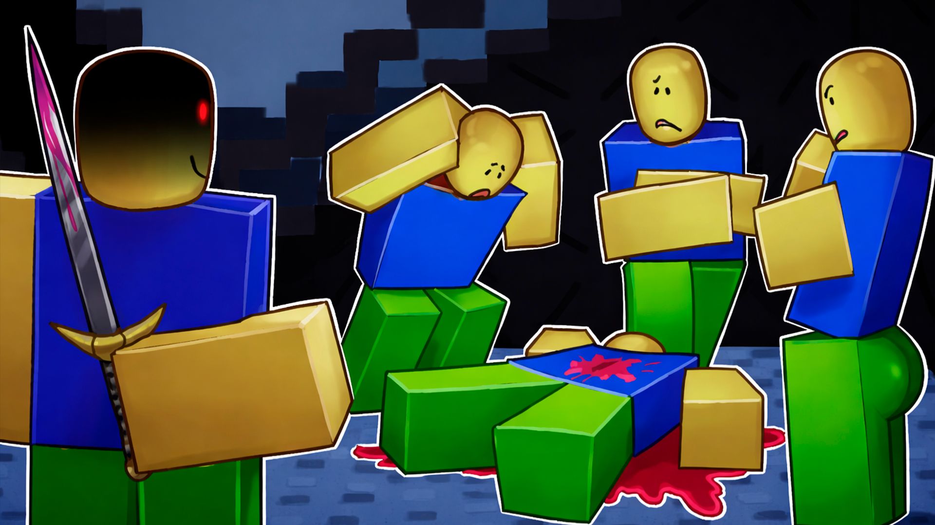 Forsaken, но единственный выживший — УБИЙЦА! 😱 Roblox Хоррор смотреть онлайн