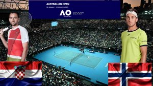 Марин Чилич - Каспер Рууд