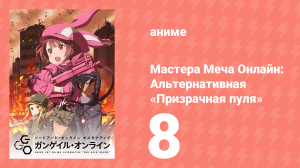 Мастера Меча Онлайн: Альтернативная «Призрачная пуля» 8 серия (аниме-сериал, 2018)