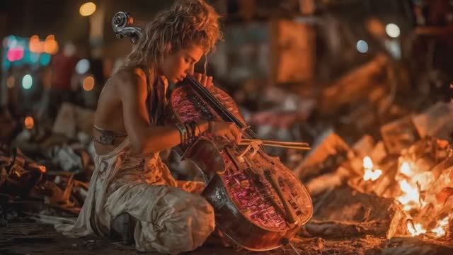 Мелодия, зажигающая душу — Кинематографическая металлическая скрипка смотреть онлайн