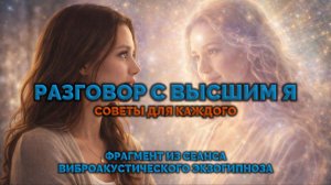 РАЗГОВОР С ВЫСШИМ Я. СОВЕТЫ ДЛЯ КАЖДОГО