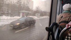 поездка на автобусе ЛиАЗ 6213 борт 191121, по маршруту 687