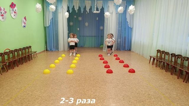 Традиционное физкультурное занятие в младшей группе