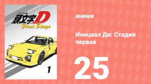 Инициал Ди: Стадия первая 25 серия (аниме-сериал, 1998)