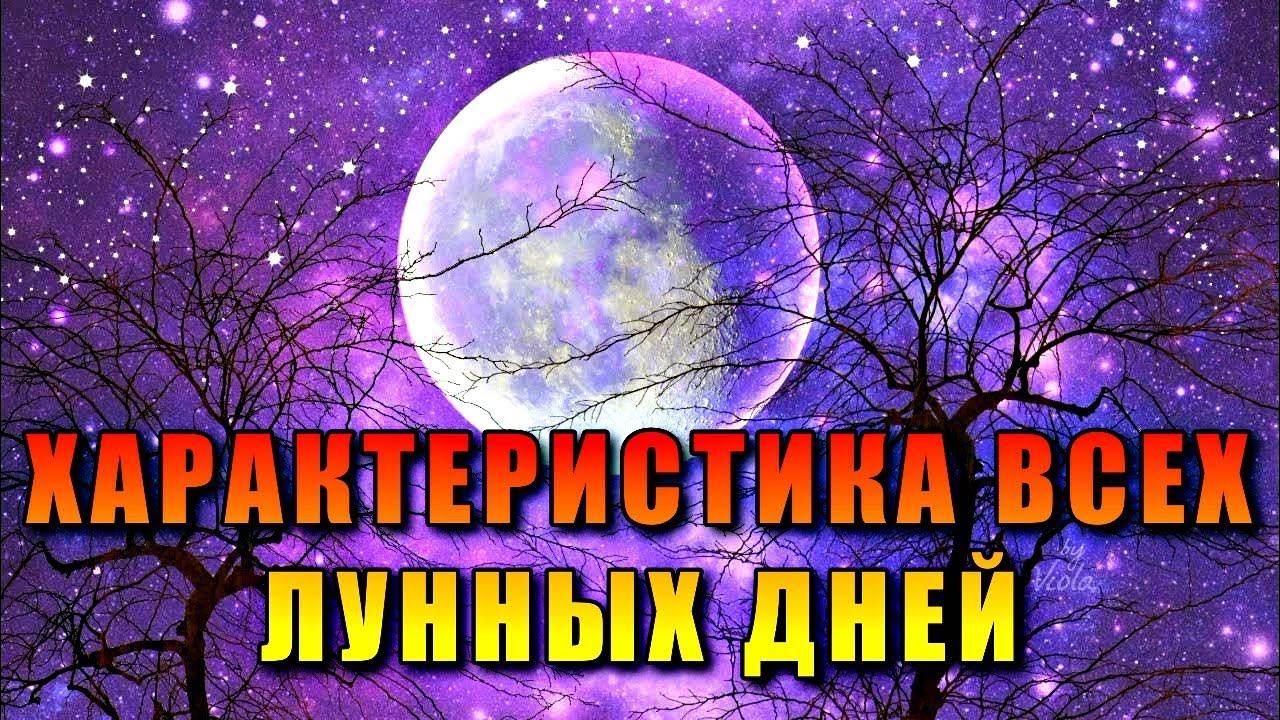 ХАРАКТЕРИСТИКА ВСЕХ ЛУННЫХ ДНЕЙ смотреть онлайн