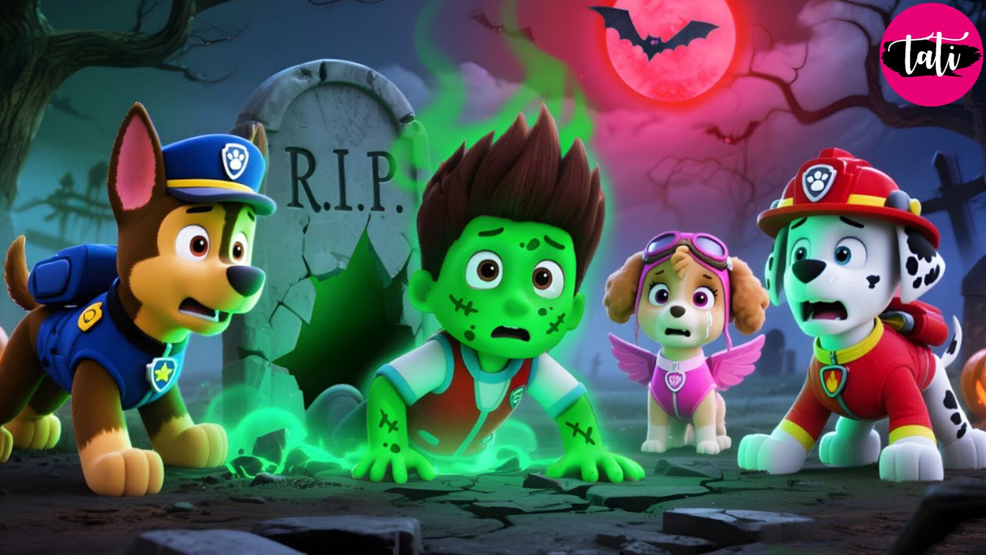 Щенячий патруль и Маршалл. Залипательное видео. Мультфильм для детей и малышей. Анимация 118 смотреть онлайн