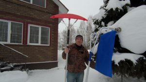 Скребок для уборки снега с крыши. Обзор.