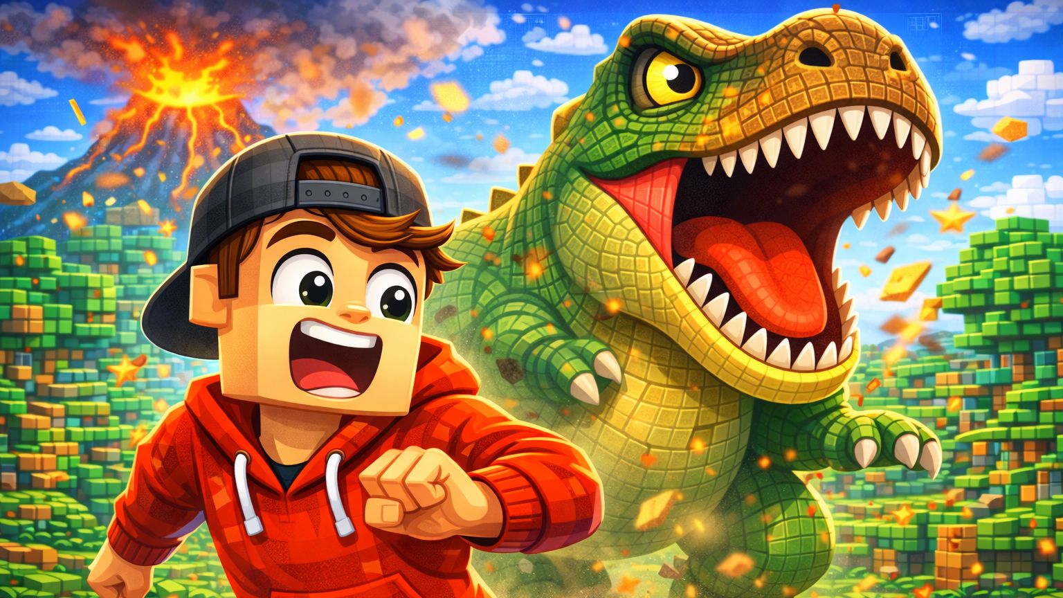 РОБЛОКС РАЗБЛОКИРОВАЛИ! Я ВЫРАСТИЛ САМОГО БОЛЬШОГО ДИНОЗАВРА 🦖 смотреть онлайн