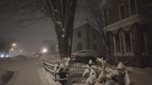 ЭКСТРЕМАЛЬНАЯ прогулка в снежную бурю. Снегопад в Южном Онтарио, Канада❄️