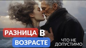 Разница в возрасте и что не допустимо