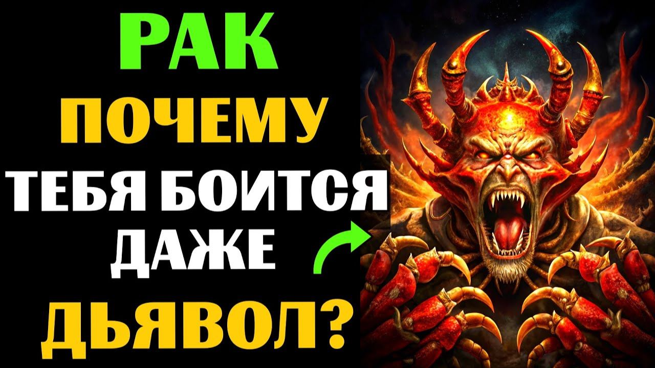 🔴25 причин, ПОЧЕМУ даже ТЁМНЫЕ СИЛЫ боятся РАКА. Вы ЭТО замечали? смотреть онлайн