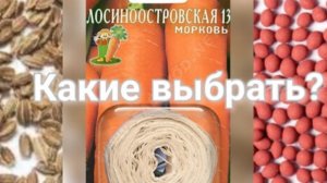 Семена моркови. Какие купить для ранней посадки, а какие -  для хранения