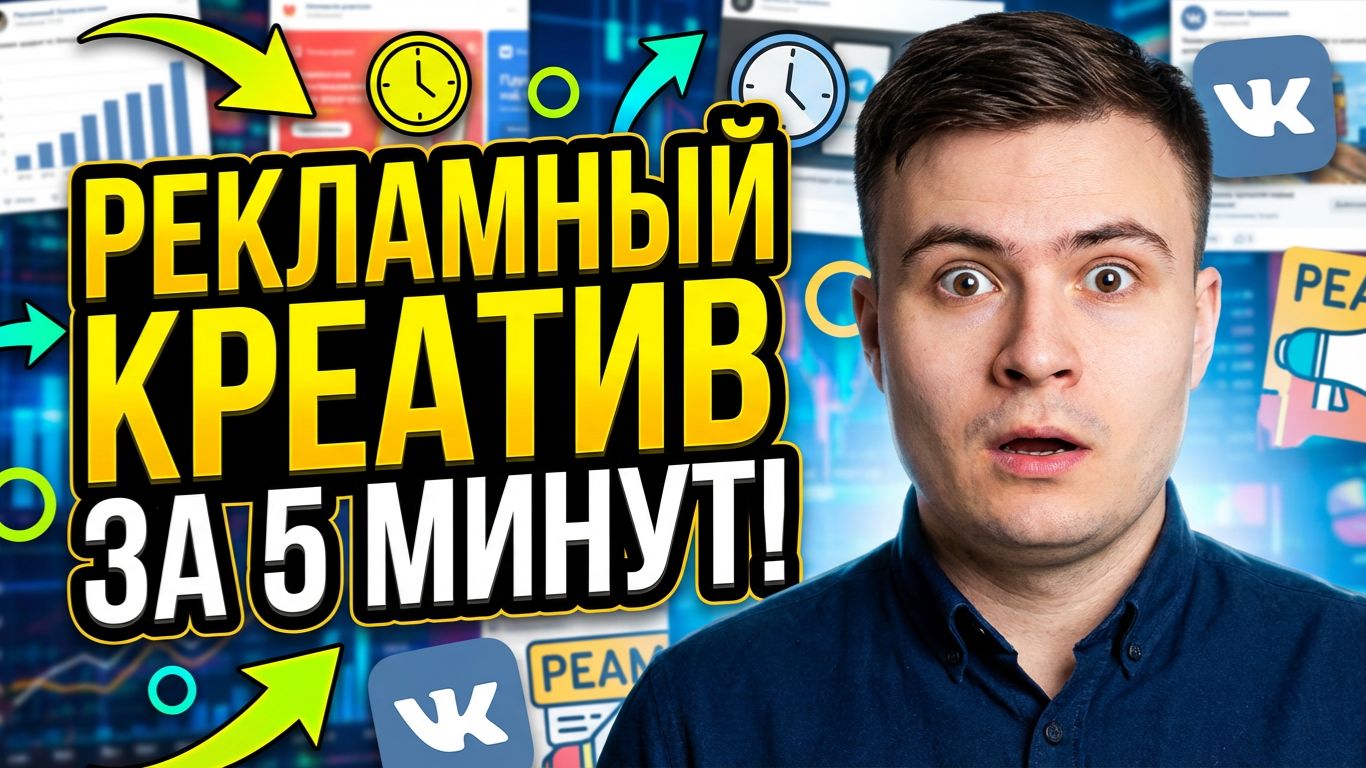 Рекламный креатив за 5 минут!