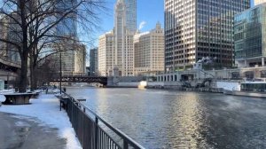 Экстремальный холод в Чикаго ледяной даунтаун прогулка в январе 2026 🥶❄️🌆