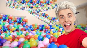 ВЛАД А4 - Наполнили ДОМ ШАРАМИ !