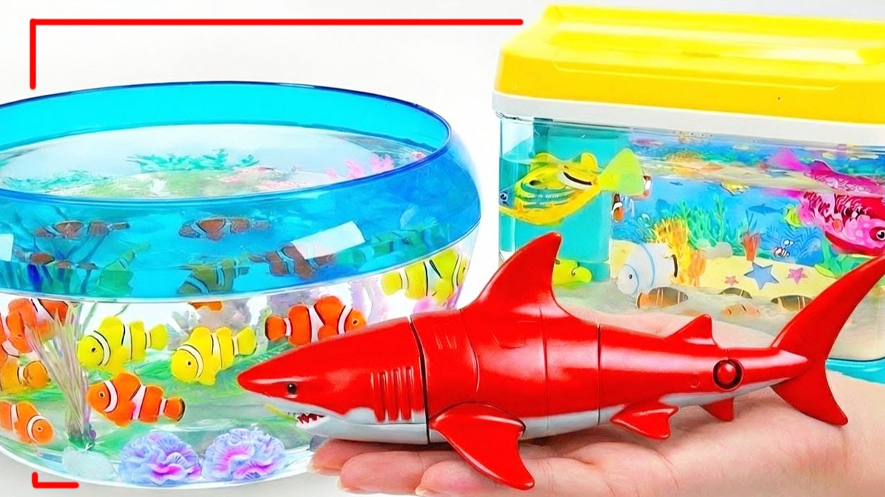 Мультики для детей. Белая акула и аквариум 🦈🐡🐠. Смотреть онлайн мультики для малышей. смотреть онлайн