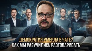 ДЕМОКРАТИЯ УМЕРЛА В ЧАТЕ? Почему мы разучились разговаривать? | Фёдор Лисицын