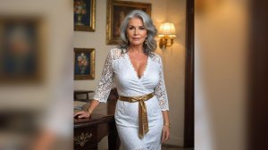 Элегантные зрелые женщины 50+ в домашних платьях