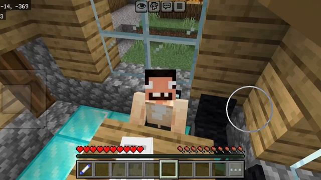 Я построил секретную комнату по домом котАлены в майнкрафт смотреть онлайн