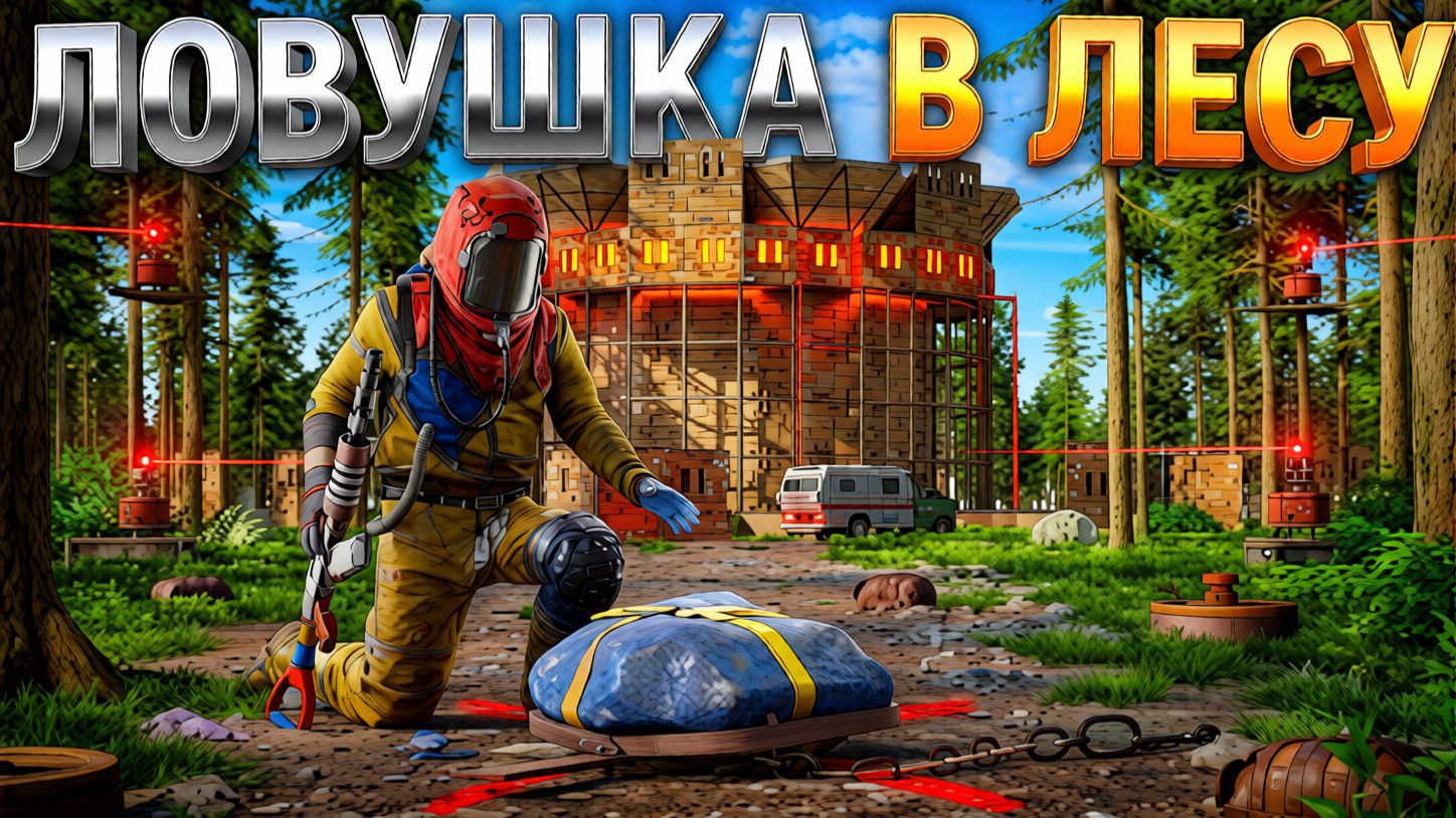Соло Выживание Построил Ловушку в Лесу Раст/Rust смотреть онлайн