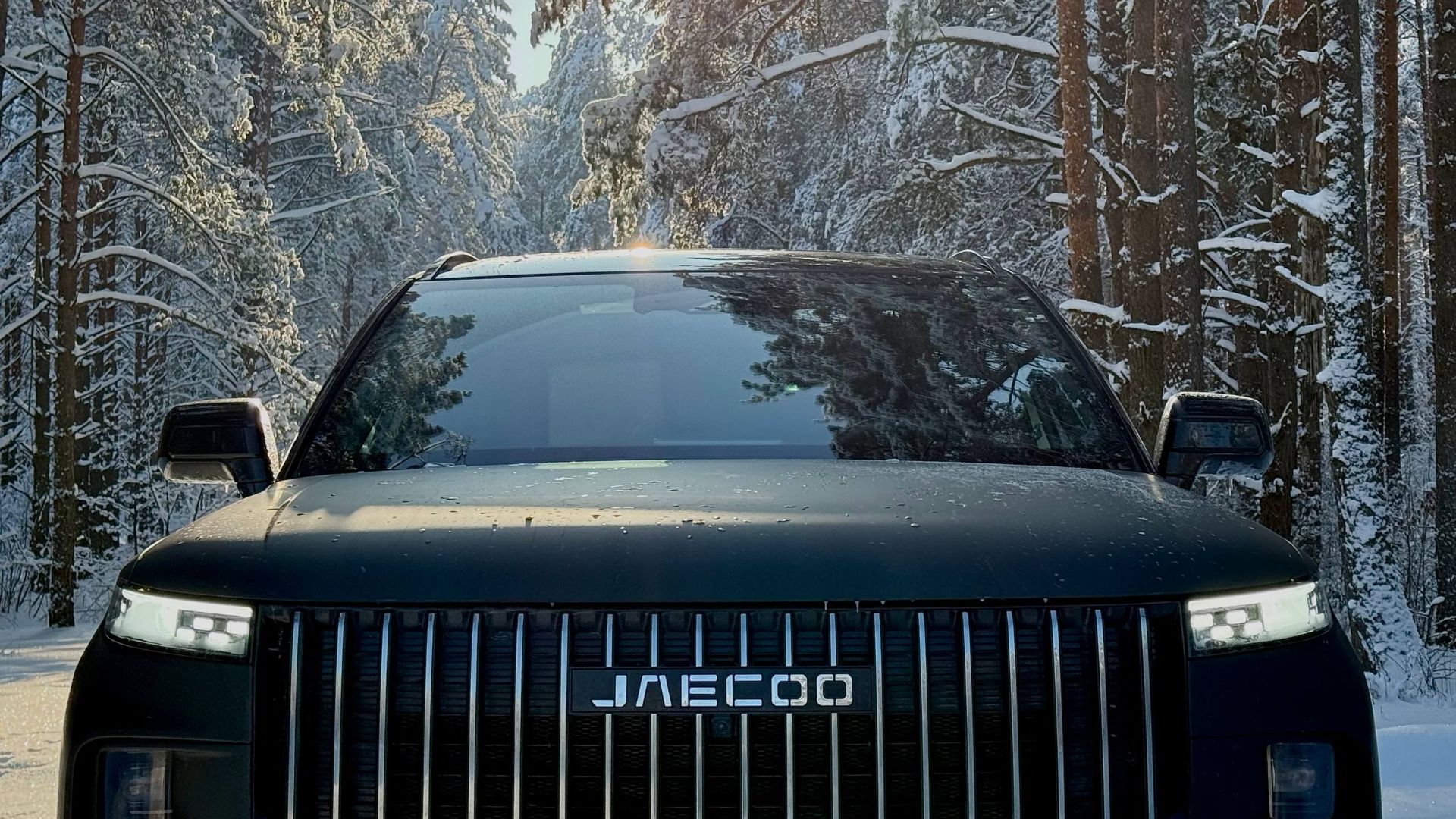 Torque Vectoring зимой на JAECOO J7. смотреть онлайн