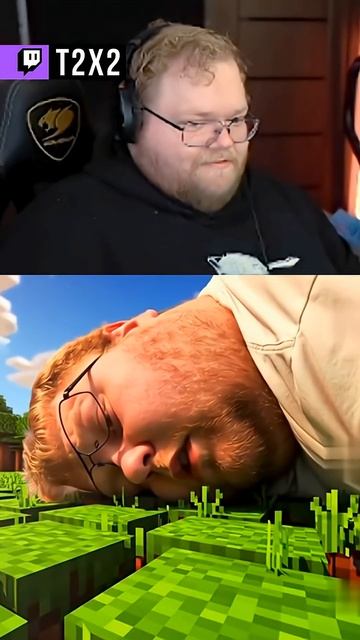 T2x2 ПОПАЛ В МАЙНКРАФТ 😂 - #t2x2 #т2х2 #twitch #реакция #юмор #мем #shorts смотреть онлайн
