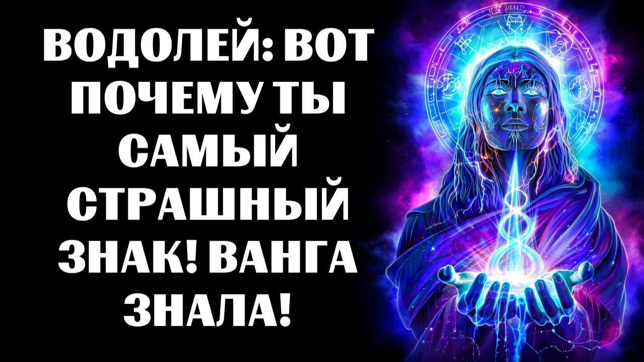 🔴16 причин, почему ♒Водолей — самый страшный знак зодиака. 😨🔮ВАНГА БЫЛА В ШОКЕ❗ смотреть онлайн