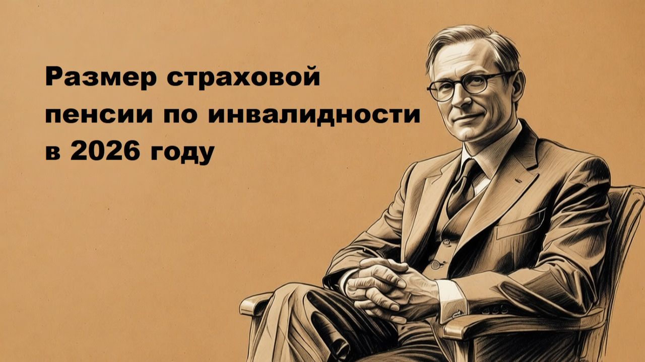 Размер страховой пенсии по инвалидности в 2026 году смотреть онлайн